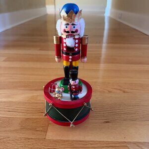 Melodies Wooden Handmade Revolving Musical Nutcracker Figurine